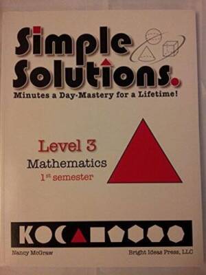 Simple Solutions Mathematics Level 3, Semester 1, SE - Paperback - GOOD