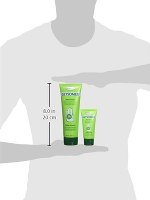 Glysomed Hand Cream Combo 3 Pack 2 X Large Tube 8.5 Fl Oz + 1 X Purse Size 1.7