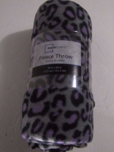 Mantas y frazadas de vellón con estampado de animales