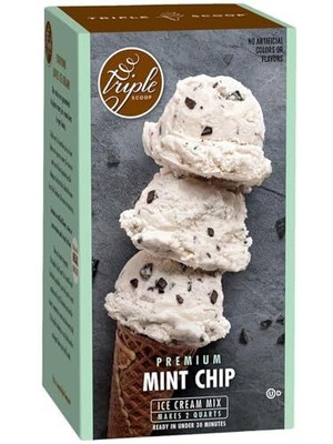 Ice Cream Mix, Starter for use with Home Ice Cream Maker, Non-Gmo, No Artific...