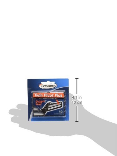 Personna Twin Pivot Plus with Lubricating Strip 10 Blades