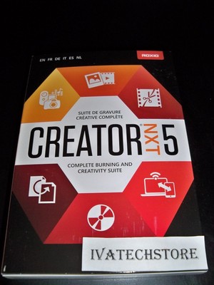 Roxio Creator NXT 5 Actual CD New Sealed