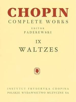 Waltzes: Chopin Complete Works Vol. IX (Fryderyk Chopin Complete Works) - GOOD