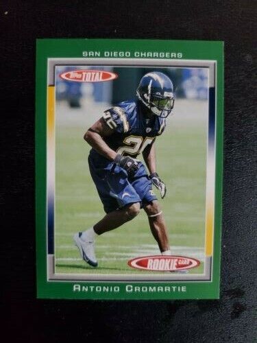 2006 Topps Total - Antonio Cromartie - San Diego Chargers - Rookie Card # 457. rookie card picture