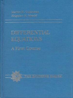 Differential Equations: A First Course (The Saunders series) - Hardcover - GOOD