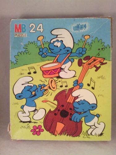 Milton Bradley Smurfs Puzzles