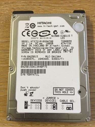 40gb Disque Dur Ide IBM ic35l040avva07-0 07n8130 19k1568 h32657