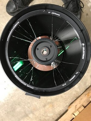 Celestron NexStar 8SE Telescope, Cracked Front Glass