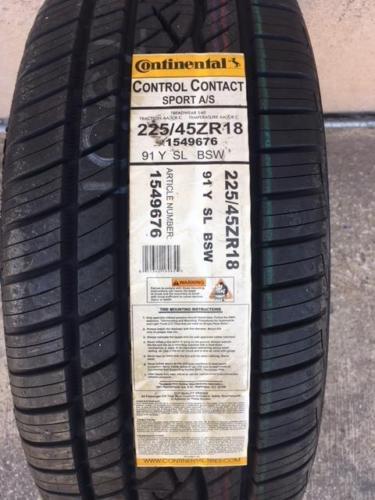 1] Continental VikingContact 7 P225/45R18 225 45 18 Tire 9.5/32 | eBay