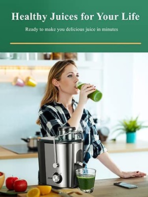 Juicer Juicer Machines Easy To Clean 3" Feed Chute Juicer Extractor For Whole Ve