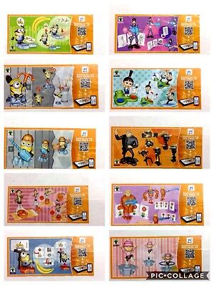 Kinder Surprise Despicable Me 3 Minions Complete Set 10 Figures