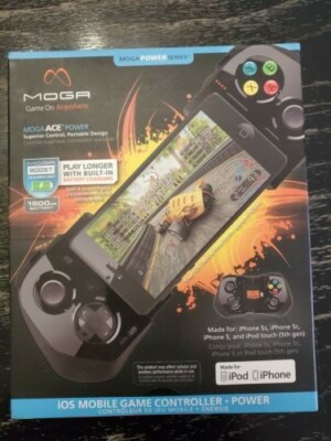 MOGA ACE POWER - iOS MOBILE GAME CONTROLLER + POWER - BRAND NEW 