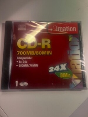 Imation CD05 700MB/80 Min New Factory Sealed in Cases- 51122041181