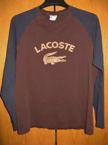 Men's Lacoste Long Sleeve Waffle Knit Henley Shirt/Black