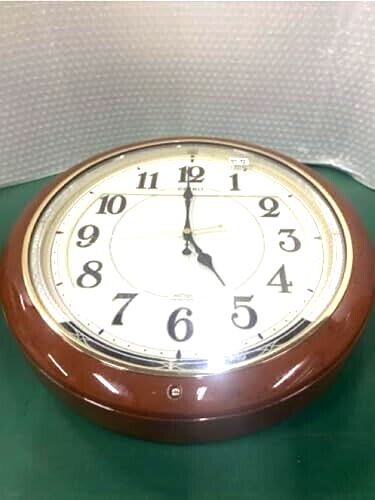 SEIKO Wall Clock Radio Wave Analog 6 Song Melody RE559 w