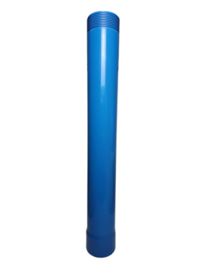 Tube Attachment Dn 125 PVC, Length 100cm, Ag On IG