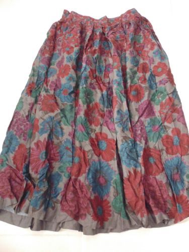 Costume 2 Pièces JH Collectibles Taille 8P - Veste Bleu Foncé & Jupe Multicolore - Laine & Rayonne