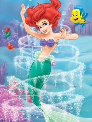 48piece 3D Magic Jigsaw Puzzle Little Mermaid Costume Change!