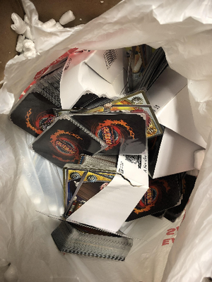 HUGE collection of Naruto Cards 15 pound box!! full of cards!