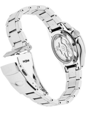 Pre-owned Seiko 5 Sports Gray Men's Watch - Srpe51 Stainless Steel
