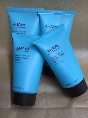 4 pack AHAVA Deadsea Water Sea Kissed  Mineral Hand  Lotion 1.3 oz &nbsp;lot of 4