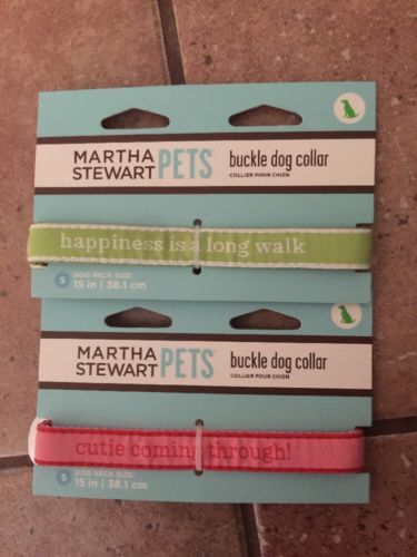 Collares de perro de Metal Martha Stewart
