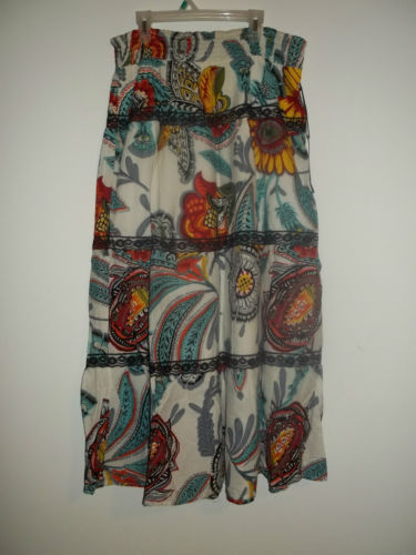 Faldas para mujer de algodón asfalto azul