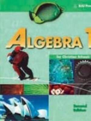 Algebra 1 St softbound - Paperback By BJU Faculty - GOOD