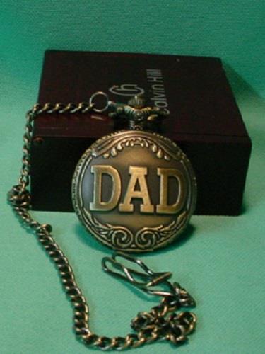 New Dad Bronz Quartz Pocket Watch