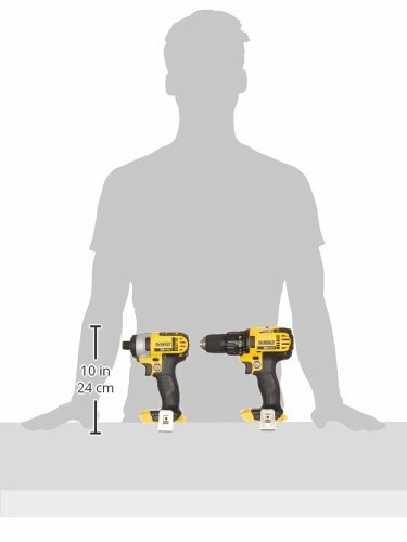 DEWALT DCK280C2 20V Cordless Drill and Impact Driver Combo Kit