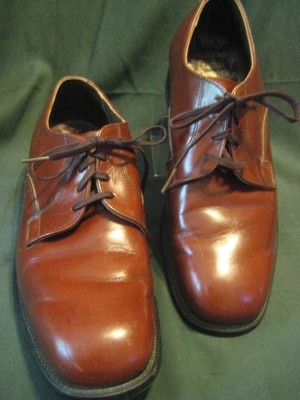 MASON vtg mens dress SHOES sz 9 D dark brown Oxfords lace up Leather Classics