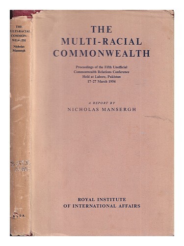 Mansergh, Nicholas Le Commonwealth Multiracial : Actes Du CinquiÃ¨Me Unof