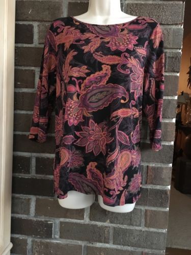 J. Jill Paisley Women's Tops & Blouses