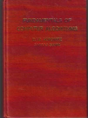 FUNDAMENTALS OF COMPUTER ALGORITHMS By Ellis / Sahni Horowitz - Hardcover *Mint*