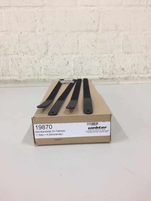 Uebler Zahnbandsatz für Fatbikes 4 Stück 460 mm lang