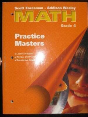 Practice Masters Grade 4 (Math) - Paperback - ACCEPTABLE