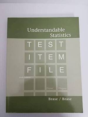 Understandable statistics: Test item file - Paperback By Diane Wagner - GOOD