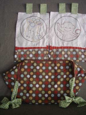 N125 Nursery Bedding Set 9 Piece Set  Geenny Baby Animal Scholar ABC 123