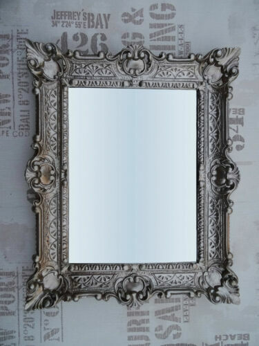 Miroir Mural Baroque Ovale Doré - Style Vintage Rococo 70x80 Cm - Décoration Antique Pour Chambre Ou Salon