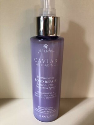 Alterna Caviar Restructuring Bond Repair Leave-In Heat Protection Spray, 4.2oz