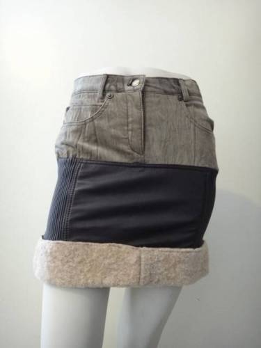 Just Cavalli Roberto Cavalli Asian Inspired Printed Denim Midi