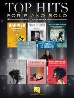 Top Hits for Piano Solo: 20 Great Songs - Paperback By Hal Leonard Corp - GOOD