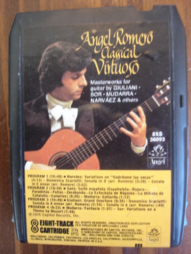 8-Track Cartridge Classical Music Formats