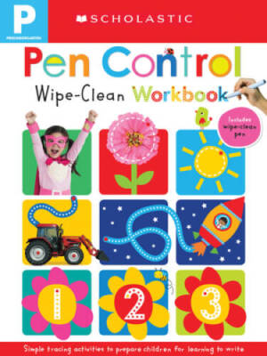 Pen Control: Scholastic Early Learners (Wipe-Clean Workbook) - ACCEPTABLE