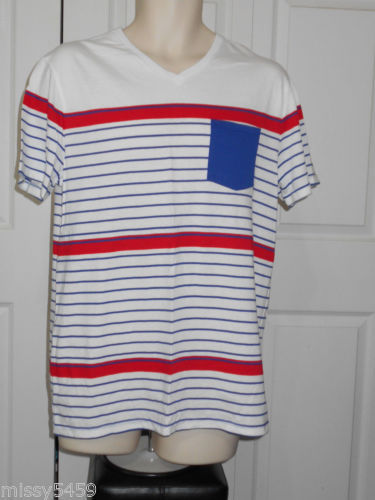CHROME HEARTS NEON PINK STRIPE LOGO TEE Striped Short Sleeve