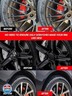Gloss Black Wheel Repair Kit | Touch Up Paint Pen for Rim Scratches and Curb Rash | Quick-Dry, 2X Adhesion on Alloy/Chrome Wheels