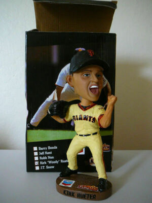 BOBBLE KIRK RUETER WOODY 2002 REUNION BOBBLEHEAD SAN FRANCISCO SF GIANTS SGA 