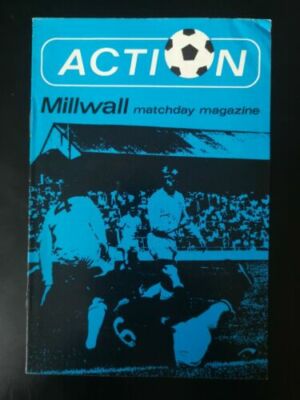 1971 1972  MILLWALL V BURNLEY