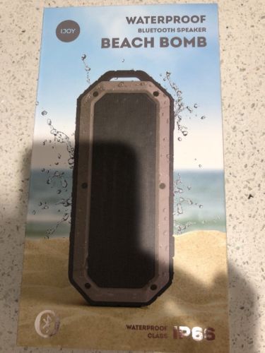 iJoy Waterproof Beach Bomb Bluetooth Speaker IP66 Indigo Hands