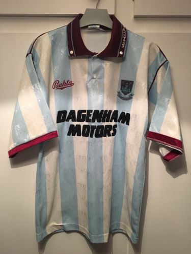 West Ham United Cole 26 Home Football Shirt 2001/03 Adults Medium